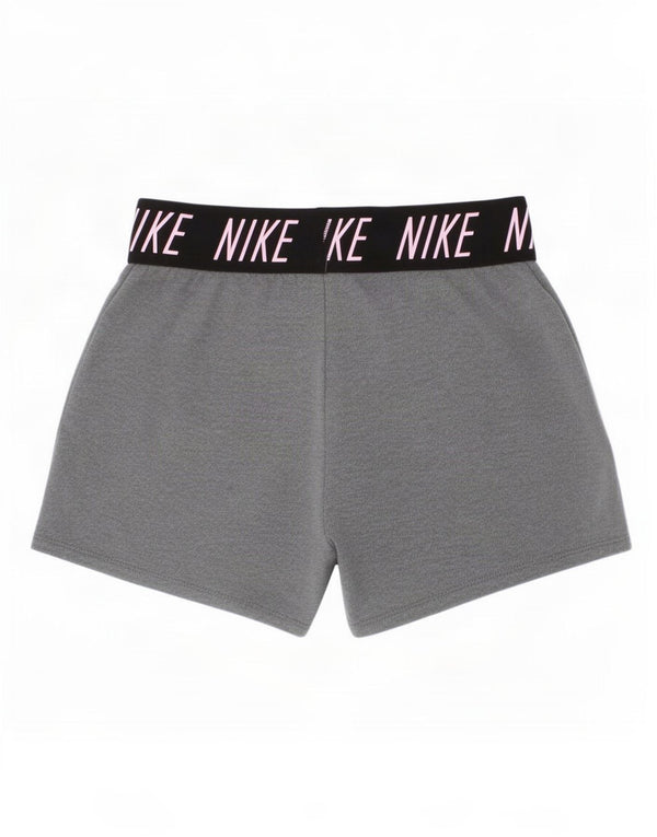 Nike Girls Dri Fit Graphic Standard αθλητικό σορτς 10-11 ετών Μεσαίο γκρι
