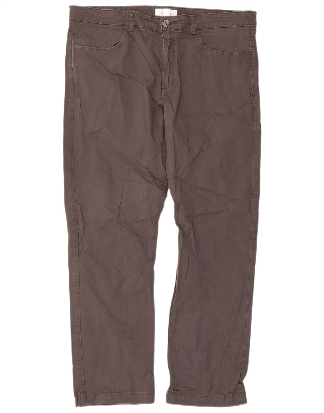 Ανδρικό ίσιο casual παντελόνι CALVIN KLEIN W36 L30 Γκρι βαμβακερό