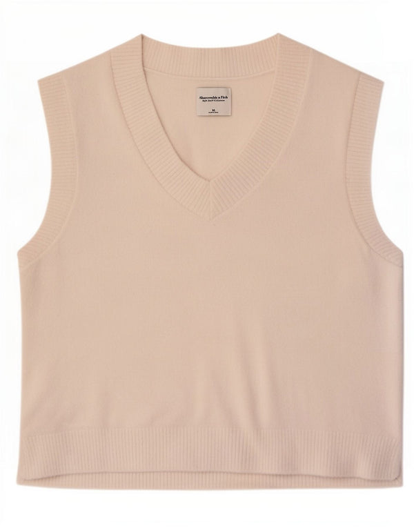 Γυναικείο γιλέκο Abercrombie & Fitch Tank Top UK 18 XL White Nylon