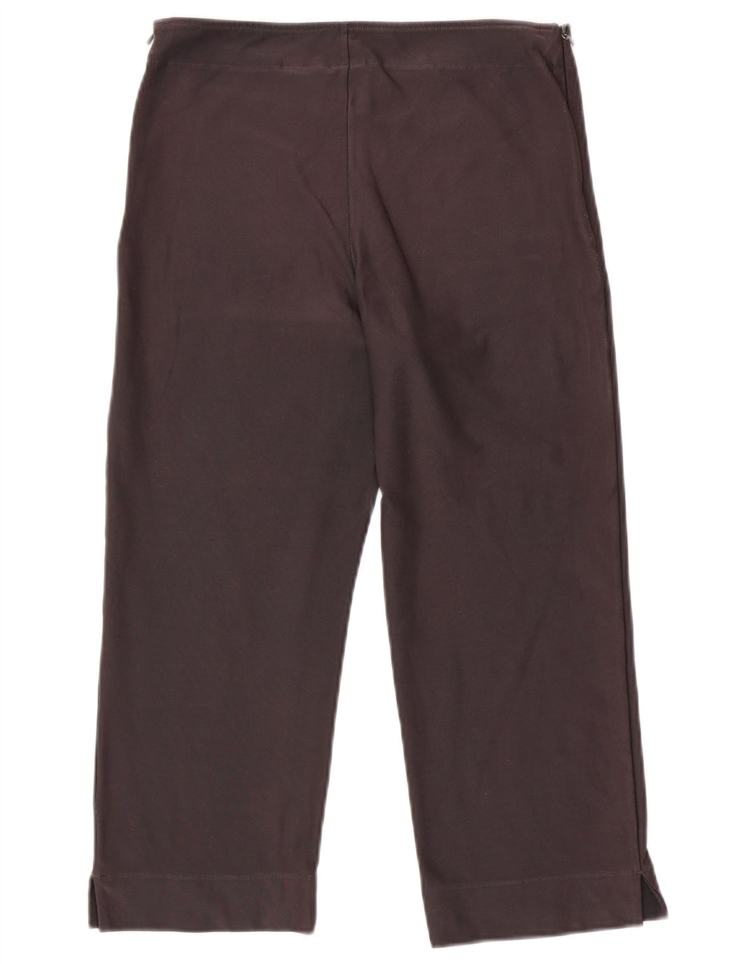 Γυναικεία NIKE Dri Fit Capri φόρμα παντελόνι UK 12/14 Μεγάλο γκρι βαμβακερό