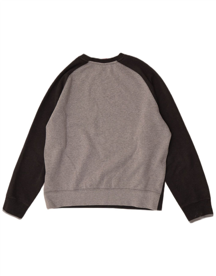 Ανδρικό γραφικό φούτερ Nike Jumper μεγάλο μαύρο βαμβακερό