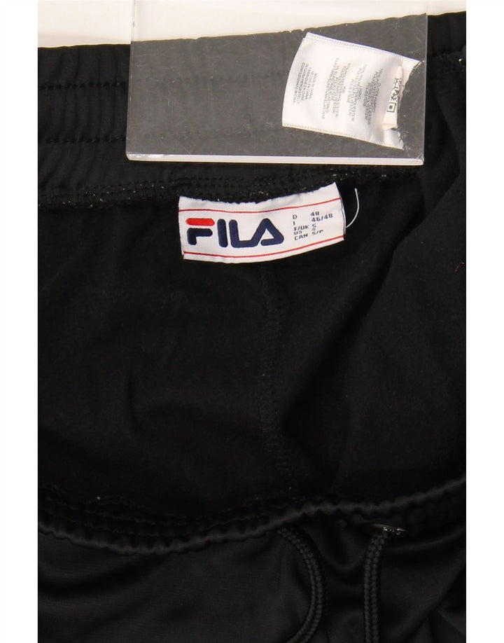 Ανδρική φόρμα γραφικής Fila Παντελόνι Joggers Μικρό μαύρο ριγέ πολυεστέρα