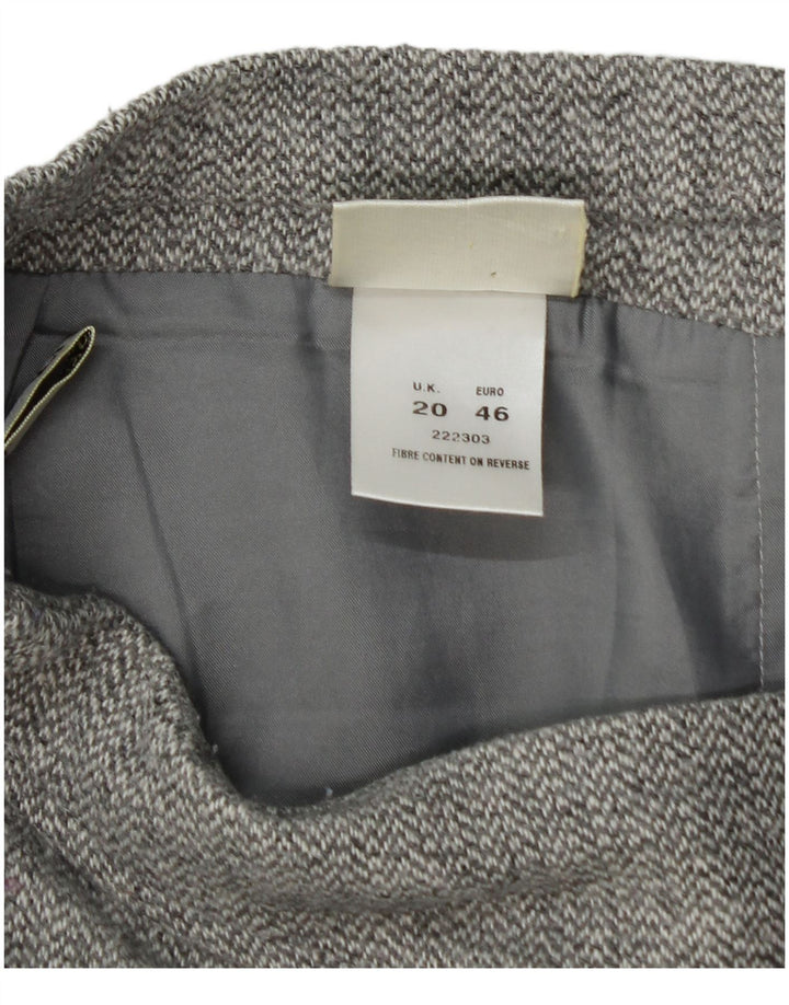 EASTEX Γυναικεία τρομπέτα UK 20 2XL W40 Γκρι πολυεστέρας ψαροκόκαλο