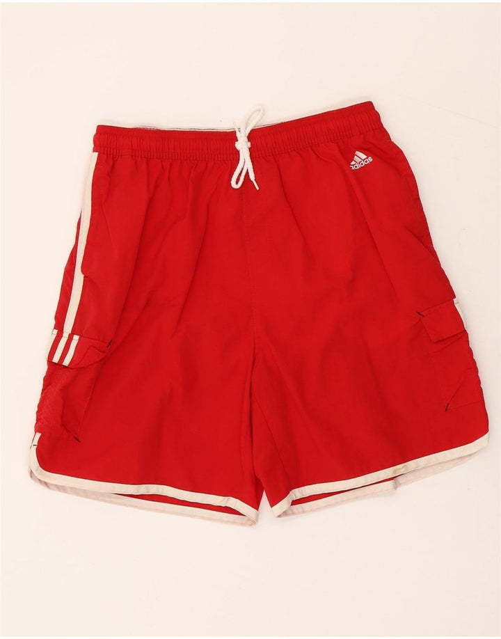 Ανδρικό αθλητικό σορτς Adidas μεγάλο κόκκινο πολυεστέρα