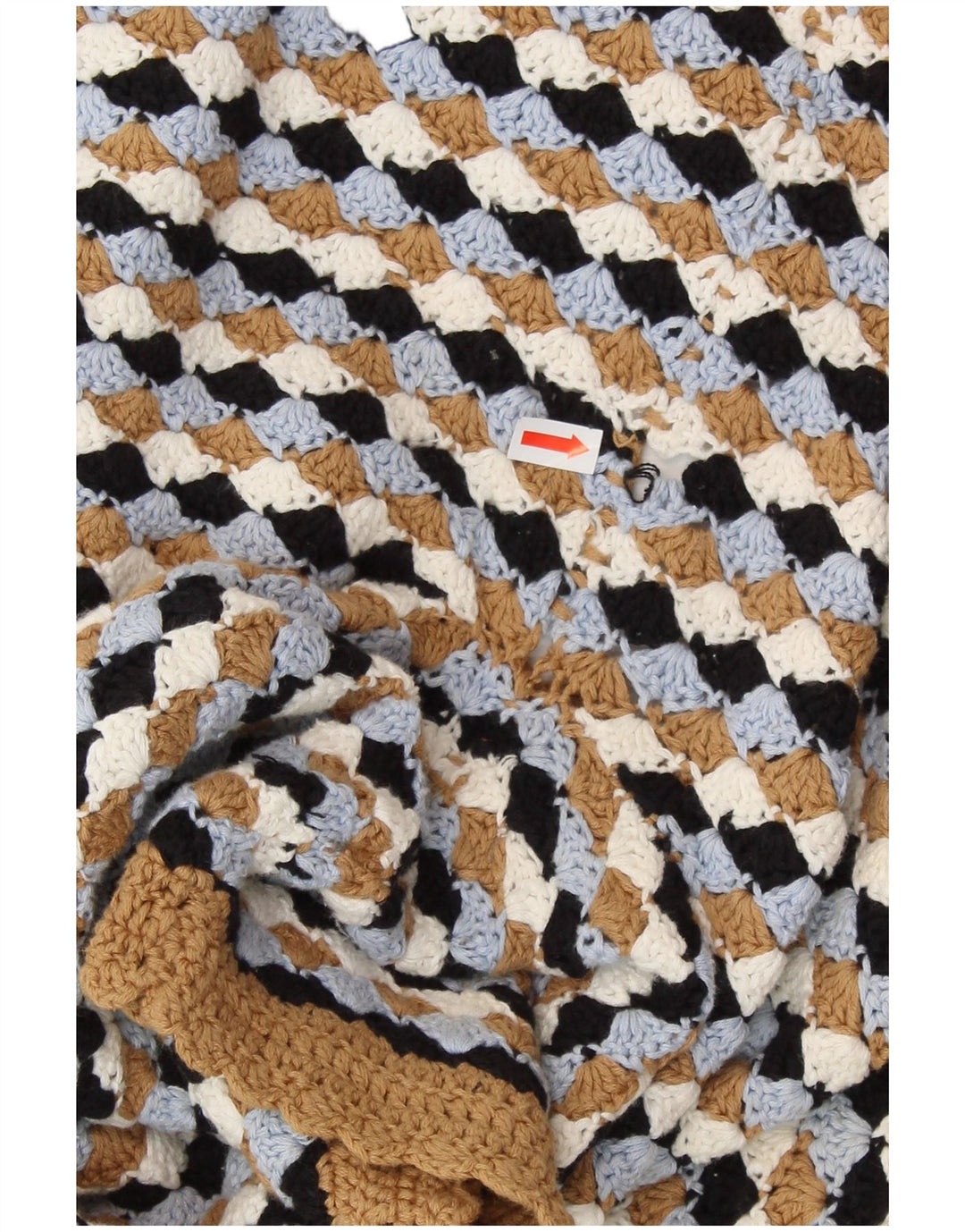 ZARA Γυναικείο πουλόβερ με λαιμόκοψη με λαιμόκοψη UK 14 μεγάλο πολύχρωμο