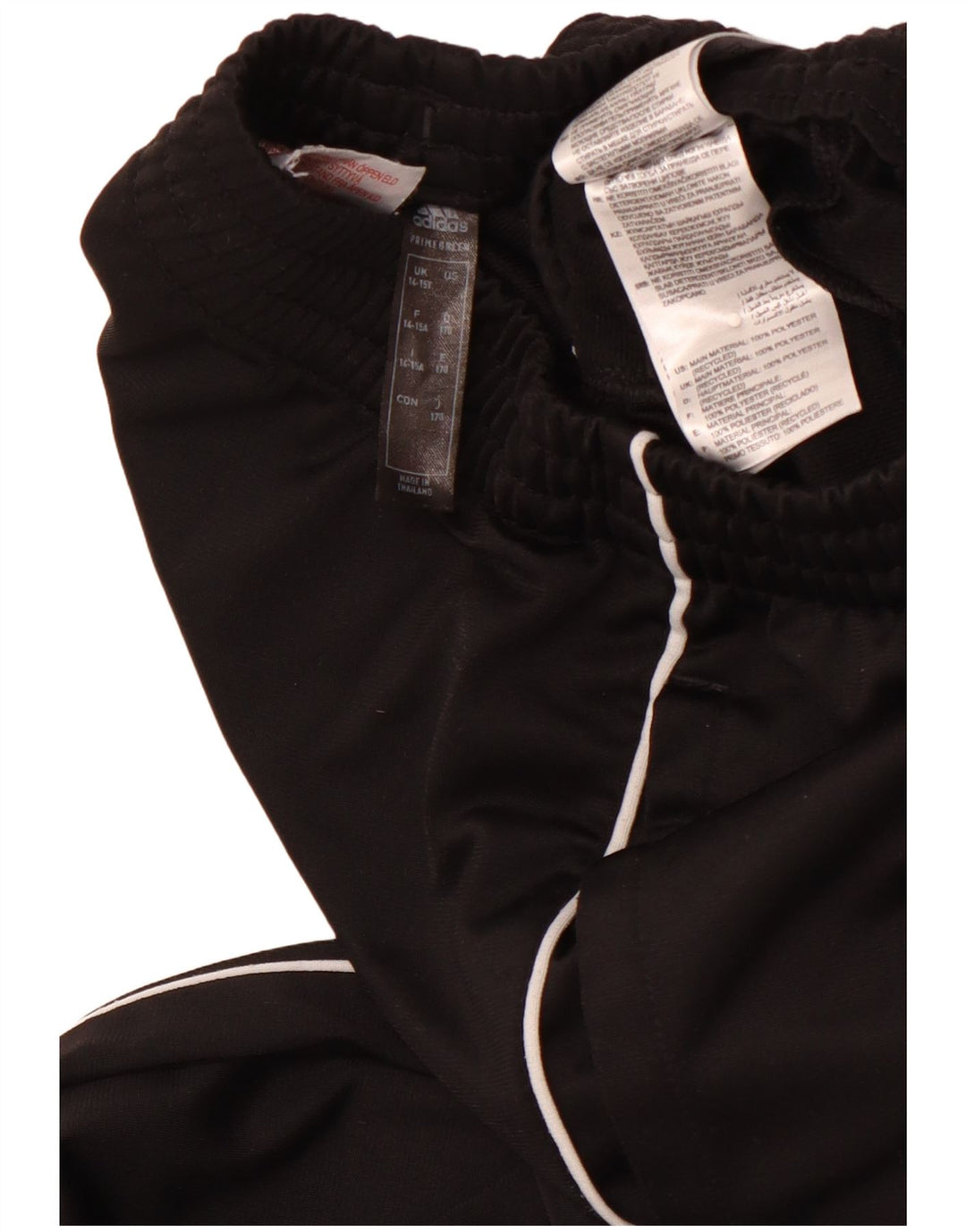 Παντελόνι αθλητικής φόρμας ADIDAS Boys Primegreen Joggers 14-15 ετών Μαύρο