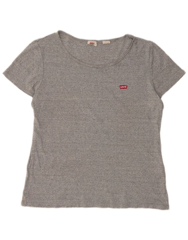 Γυναικείο T-Shirt Levi's Crop Top XL Γκρι βαμβακερό
