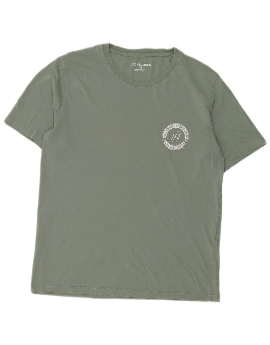 Jack & Jones Ανδρικό T-Shirt Top Μεσαίο πράσινο βαμβακερό