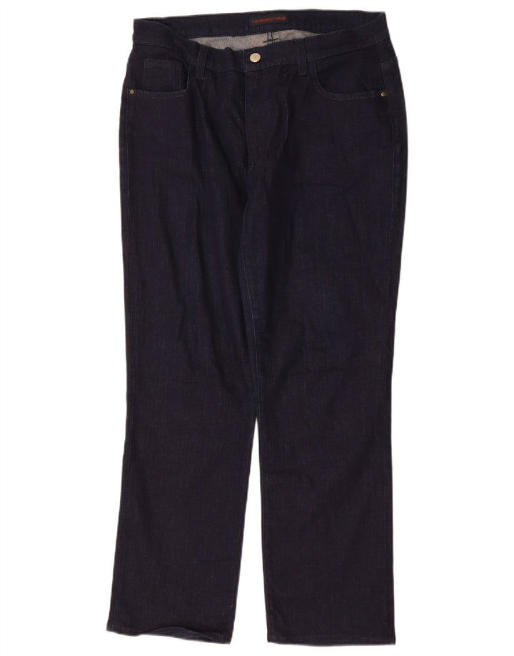 Trussardi γυναικεία ίσια τζιν IT 48 XL W34 L28 Navy Blue Polyester