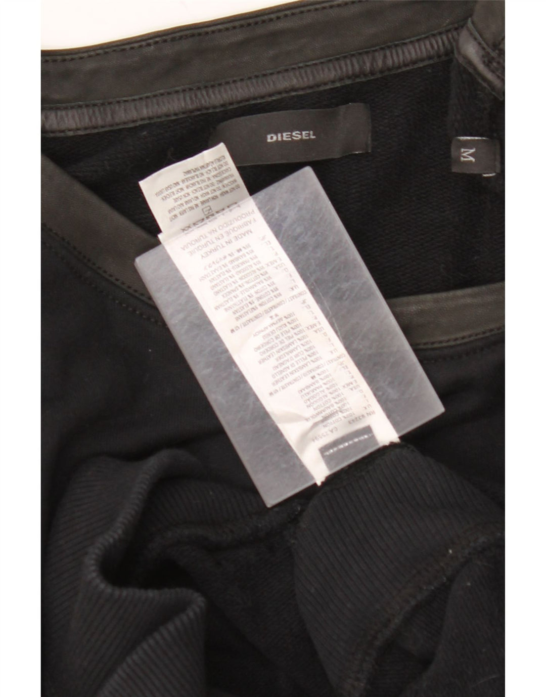 Γυναικείο φόρεμα DIESEL Jumper UK 12 Medium Black Courblock Βαμβακερό