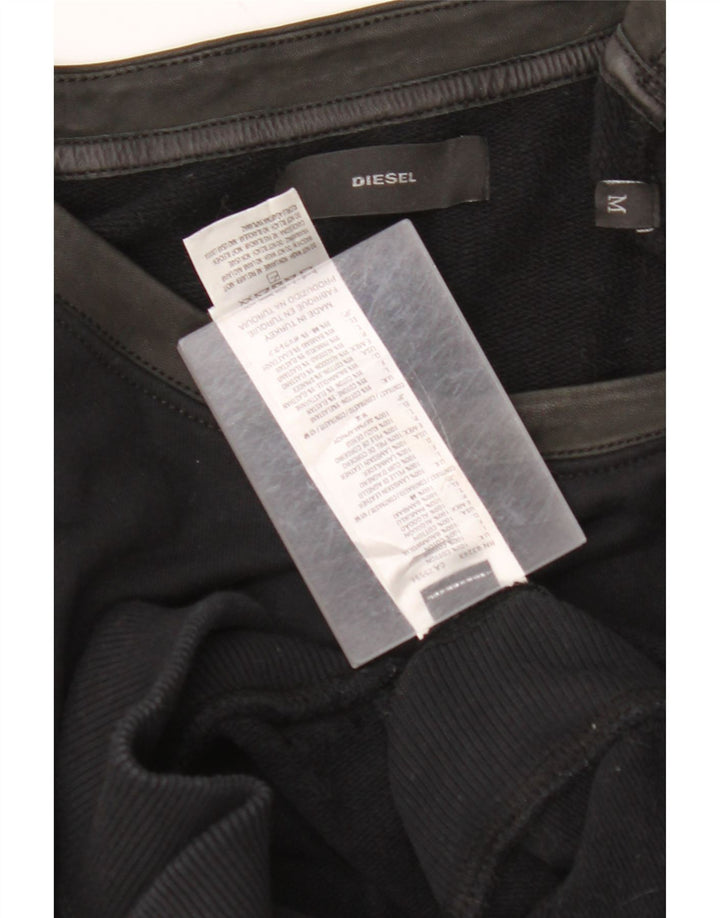 Γυναικείο φόρεμα DIESEL Jumper UK 12 Medium Black Courblock Βαμβακερό