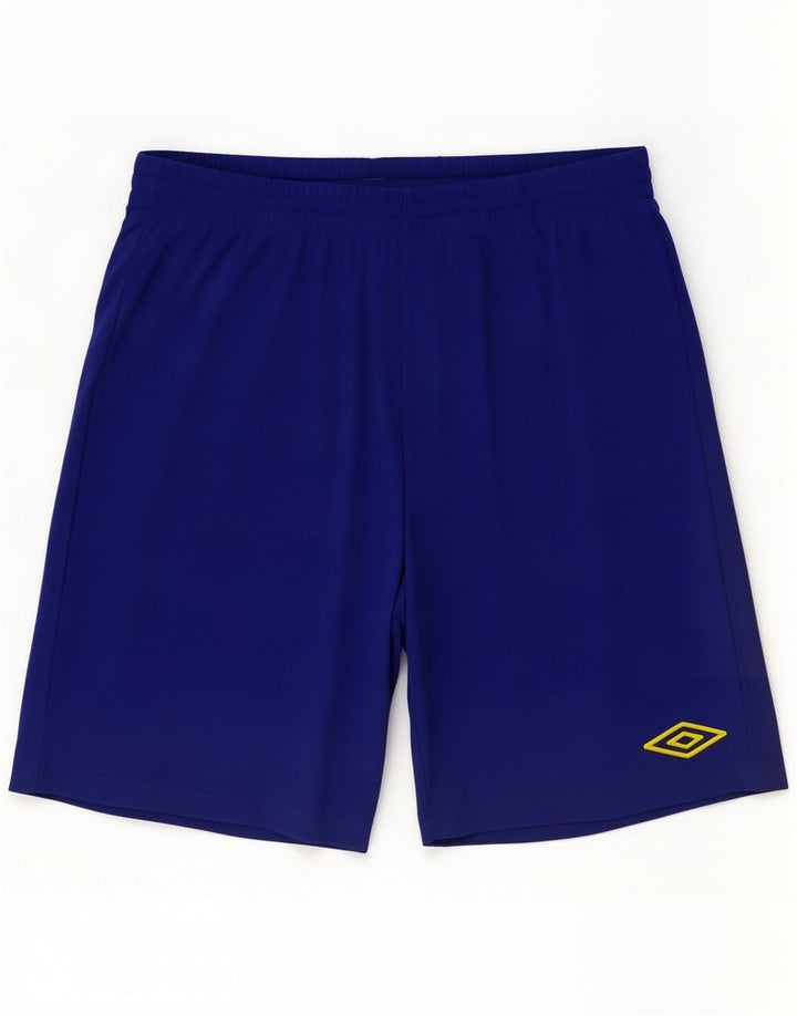 Ανδρικό αθλητικό σορτς Umbro μεγάλο μπλε πολυεστέρα