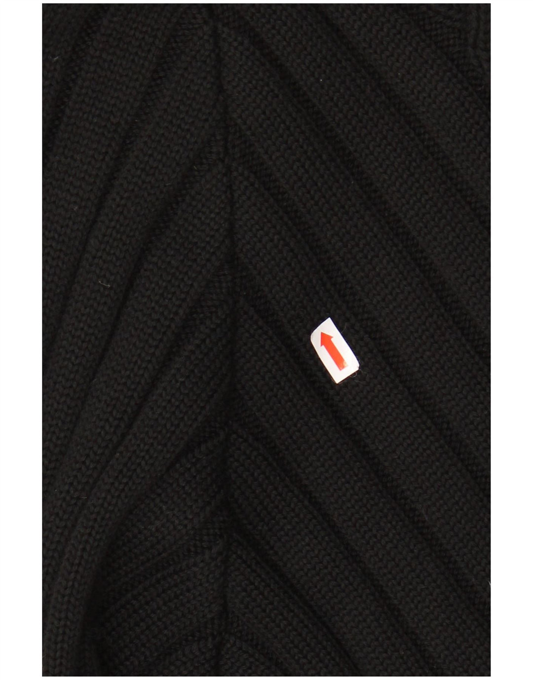 Γυναικείο πουλόβερ με λαιμόκοψη VINTAGE UK 20 2XL Μαύρο