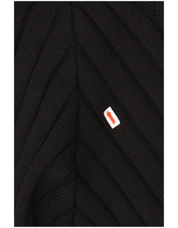 Γυναικείο πουλόβερ με λαιμόκοψη VINTAGE UK 20 2XL Μαύρο