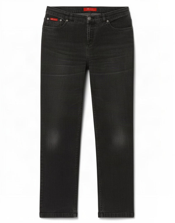 Marks & Spencer Γυναικεία Per Una Straight Jeans UK 12 Medium W30 L30 Black