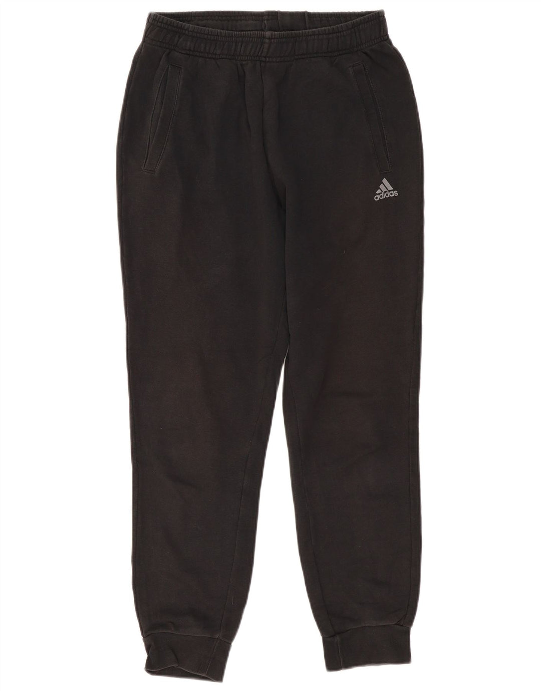 Ανδρική φόρμα ADIDAS Παντελόνι Joggers Μεσαίο μαύρο βαμβακερό