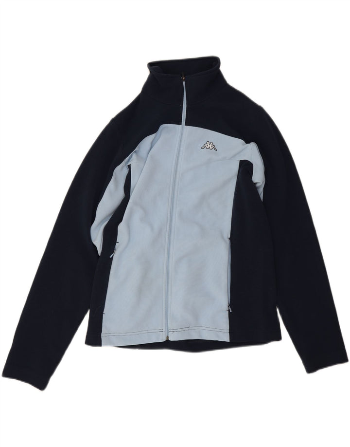 Γυναικεία αθλητική φόρμα Kappa Top Jacket UK 14 Medium Navy Blue Colourblock