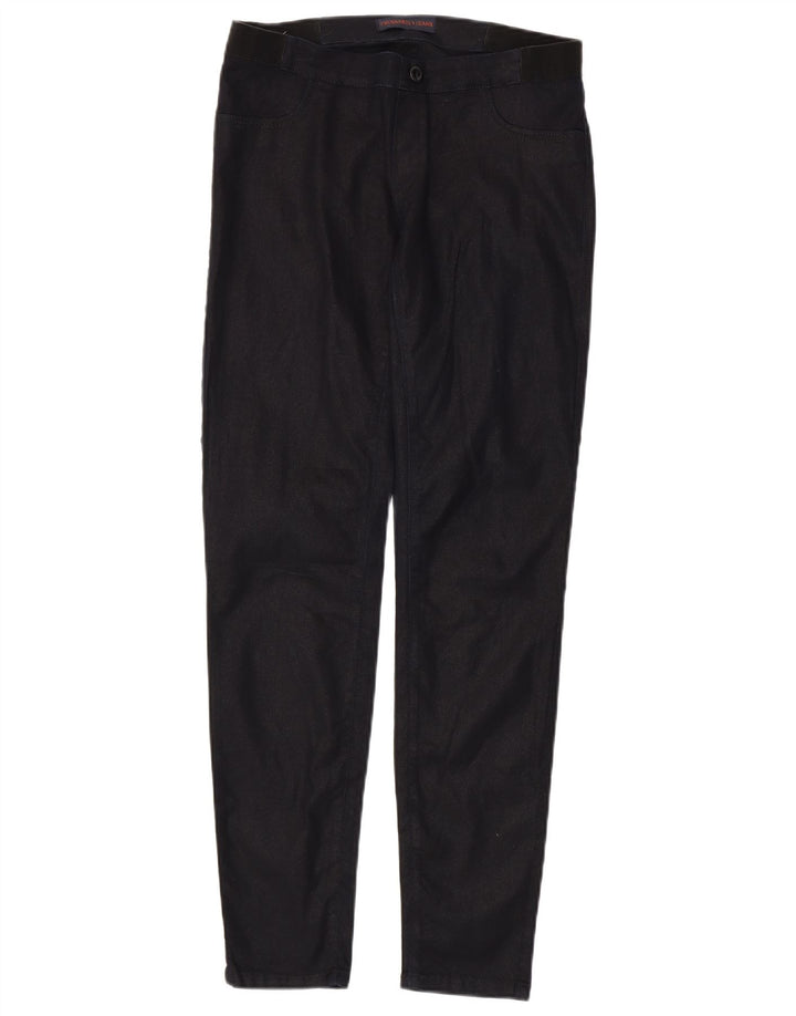 TRUSSARDI Γυναικείο Slim Casual Παντελόνι Μεγάλο W32 L30 Navy Blue βαμβακερό