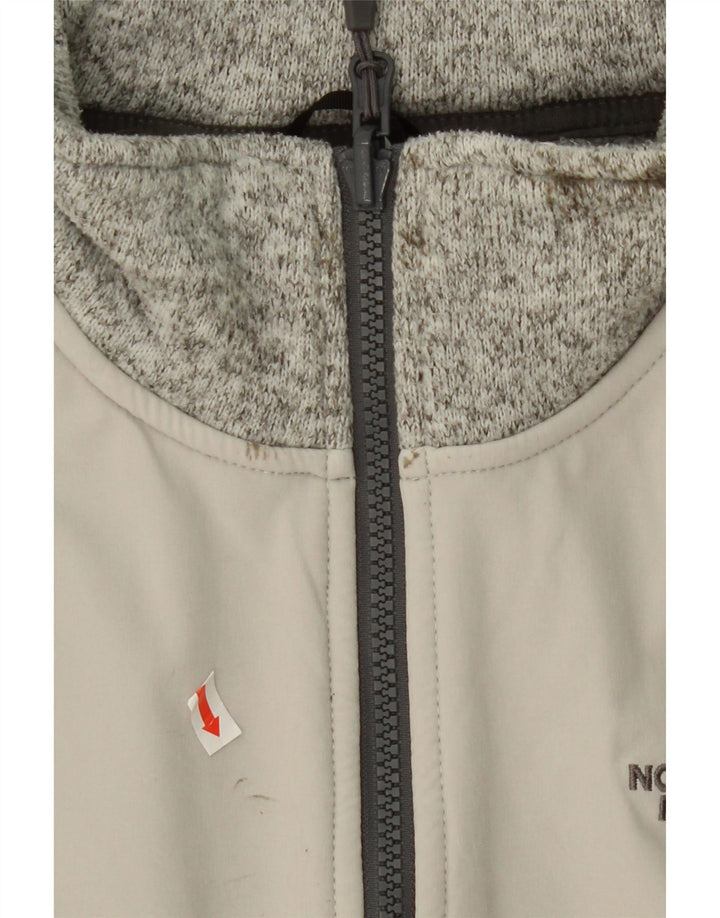 THE NORTH FACE Womens Tracksuit Top Jacket UK 16 Large Grey Colourblock Vintage The North Face and Second-Hand The North Face from Messina Hembry 