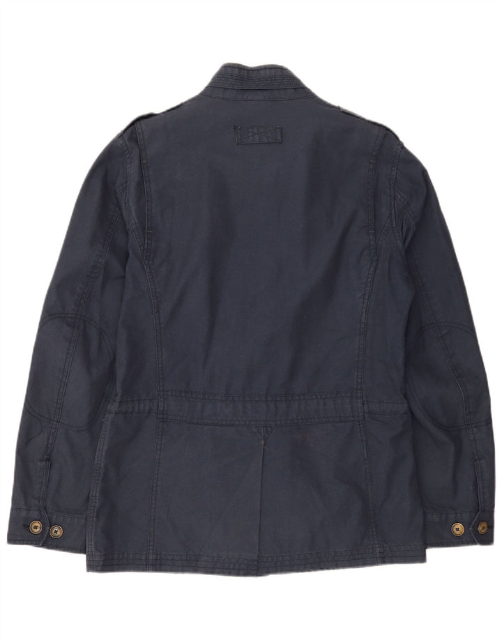 MASSIMO DUTTI Ανδρικό Military Jacket UK 36 Small Navy Blue