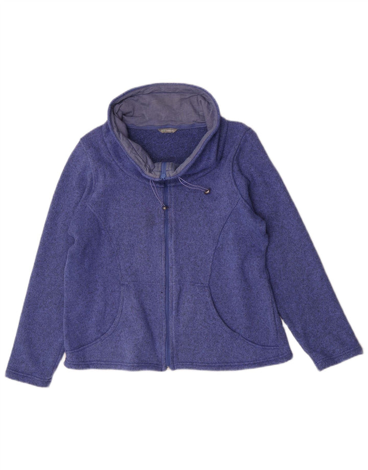 Marks & Spencer Γυναικεία φόρμα φόρμας Comfort Fit Top Jacket UK 16 Large Blue
