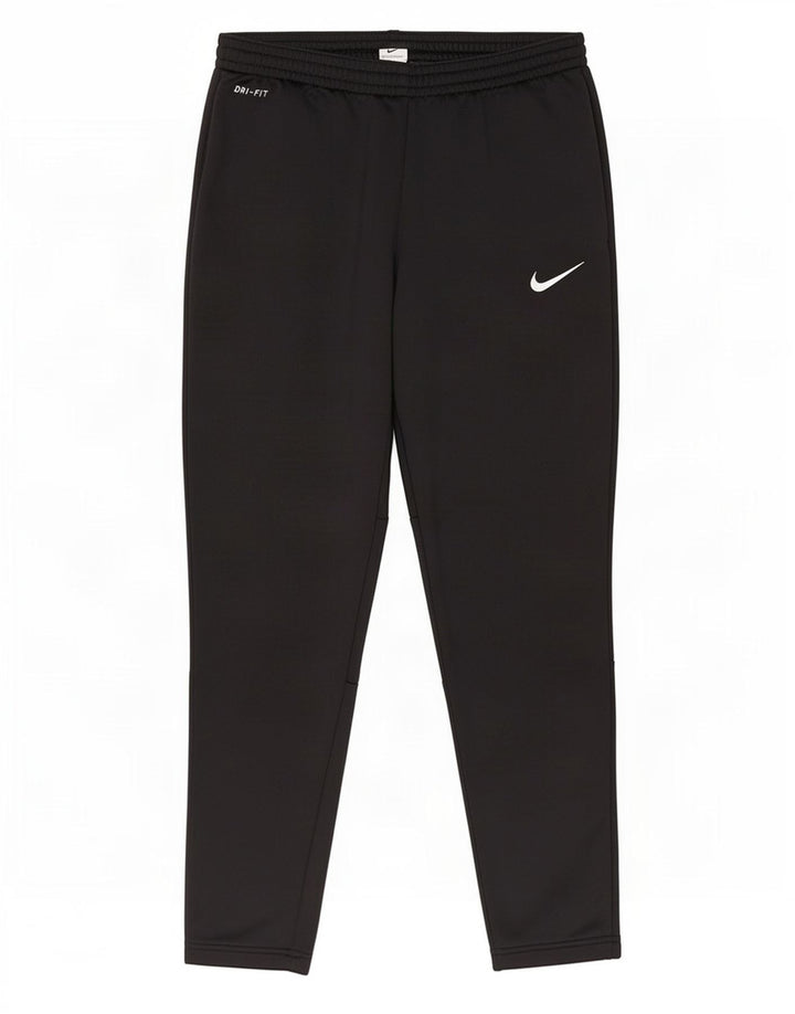 Ανδρικές φόρμες Nike Dri Fit Παντελόνια μεσαίου μαύρου πολυεστέρα