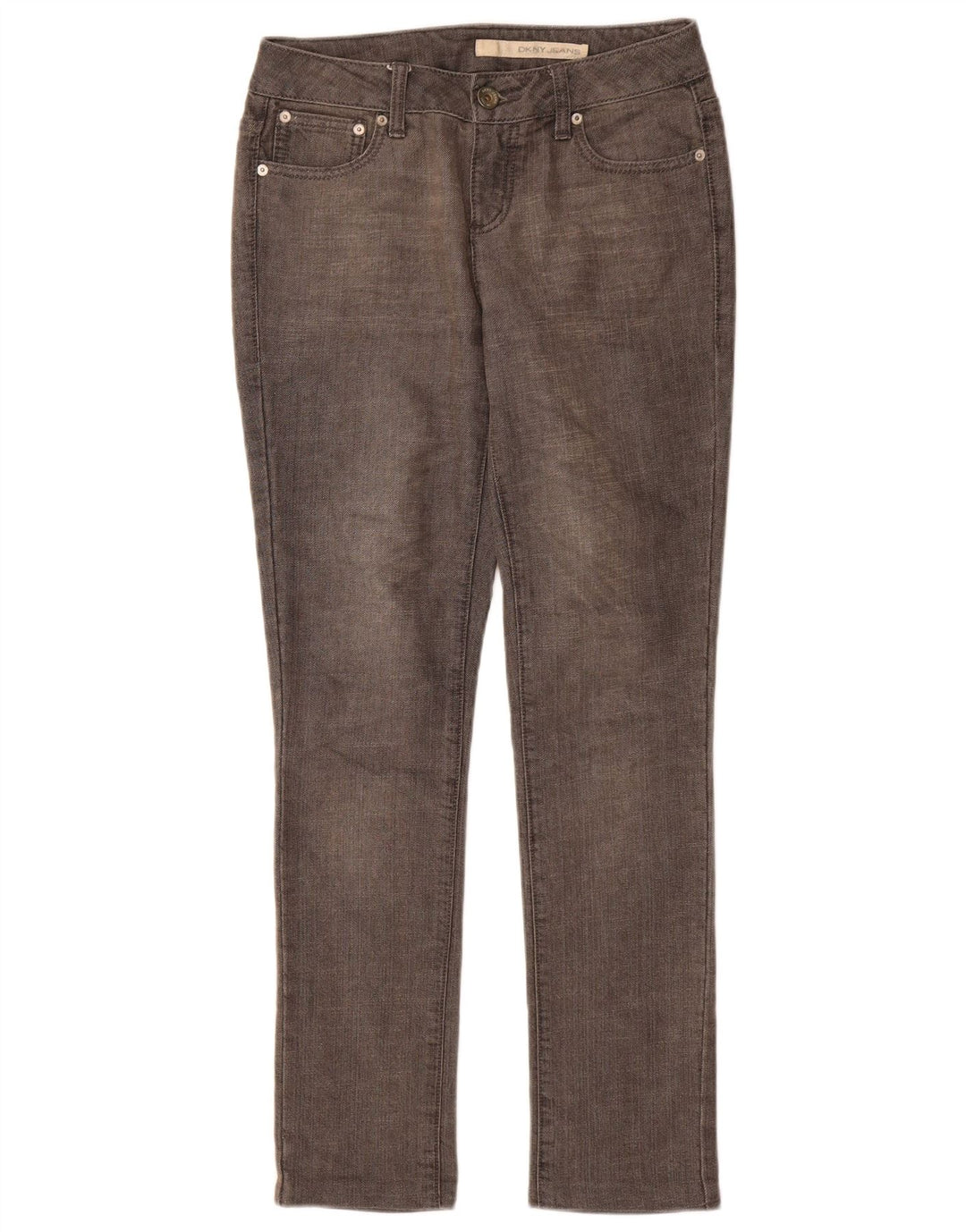 Dkny Γυναικείο Slim Jeans US 4 Small W28 L30 Γκρι βαμβακερό