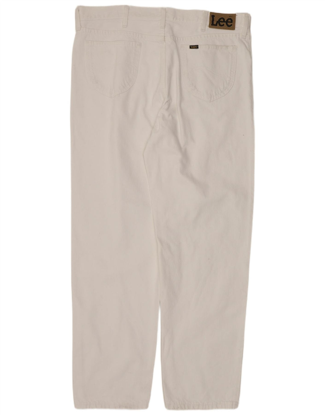 Ανδρικό τζιν LEE Kansas Straight W40 L34 Λευκό βαμβακερό