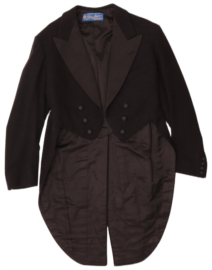 Vintage Ανδρικό Φρανκ Μπουφάν Blazer UK 36 Small Black