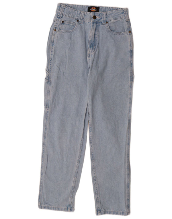 Dickies Womens Cargo τζιν ίσιο W27 L28 Μπλε βαμβακερό