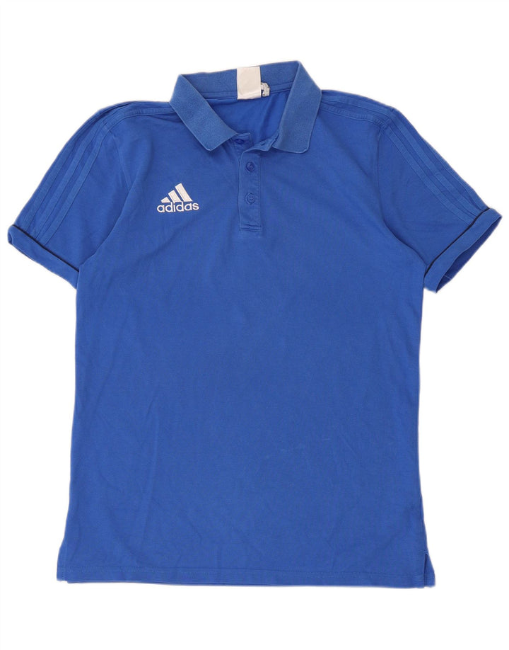 Ανδρικό πουκάμισο Adidas Climalite Polo Medium Blue