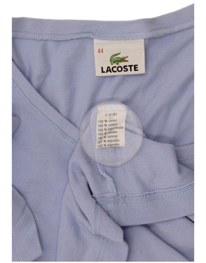 Γυναικείο T-Shirt Lacoste Top Size 44 Μεγάλο Μπλε Βαμβακερό