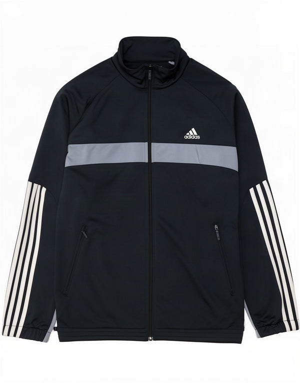 Ανδρική φόρμα γυμναστικής Adidas Top Jacket UK 48/50 XL Navy Blue Colorblock