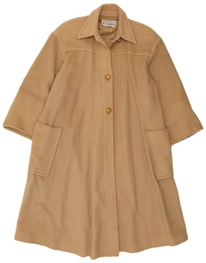 Gianfranco Ferre Γυναικείο Oversized Πανωφόρι IT 40 Small Beige