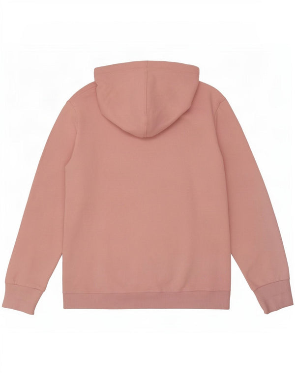 Superdry Γυναικείο Γραφικό Hoodie Jumper UK 12 Medium Pink Cotton