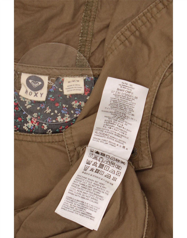 Roxy γυναικείο μπουφάν Parka με κουκούλα UK 14 Medium Khaki Cotton