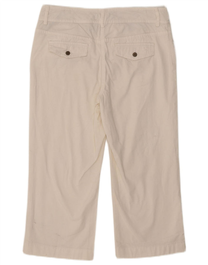 Tommy Hilfiger Γυναικείο Παντελόνι Capri US 8 Medium W32 L21 Λευκό βαμβακερό