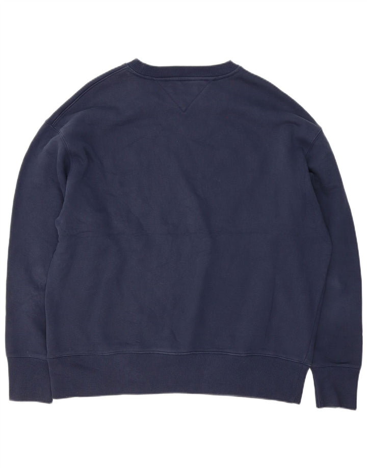 TOMMY HILFIGER Ανδρικό Φούτερ Jumper 2XL Navy Blue Cotton