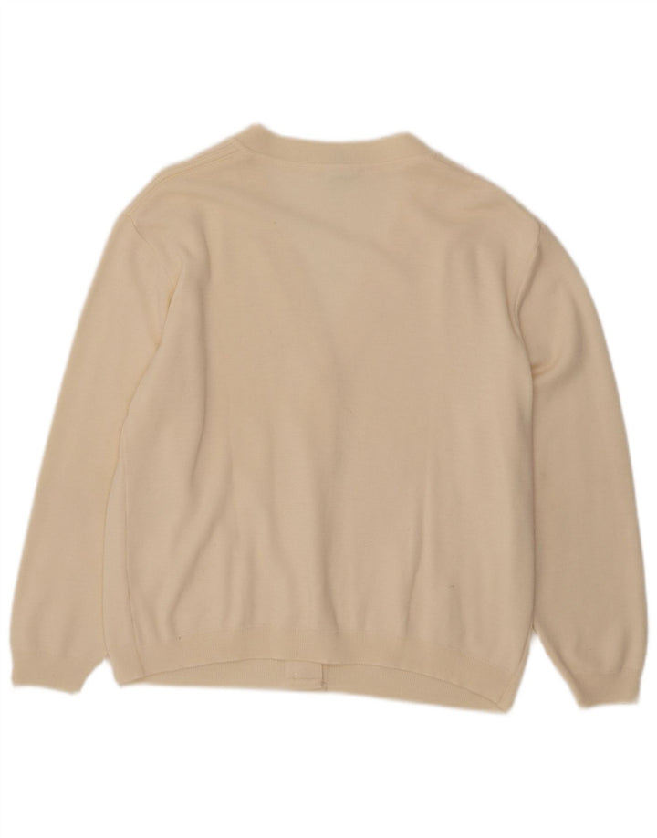 Γυναικείο πουλόβερ με ζακέτα VINTAGE UK 12 Medium Beige
