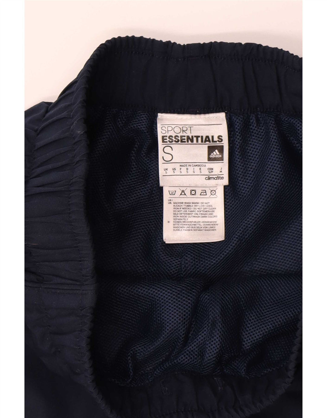 Ανδρικό αθλητικό σορτς Adidas Climalite Small Navy Blue Polyester