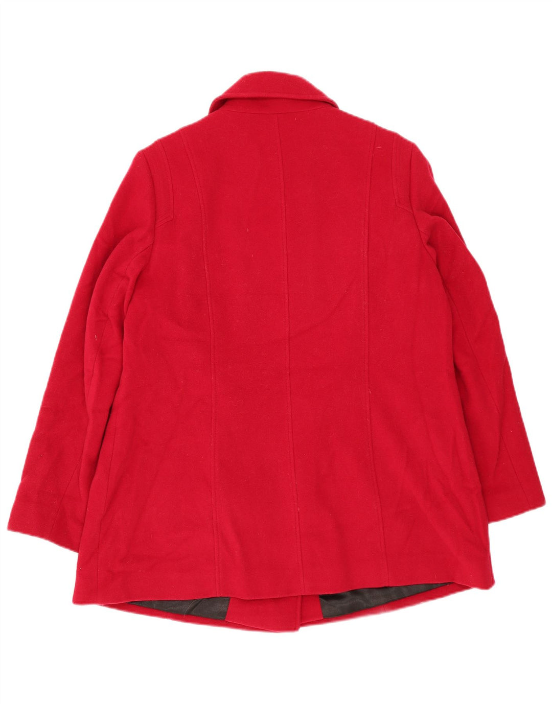 WINDSMOOR Womens Pea Coat UK 16 Large Red Wool