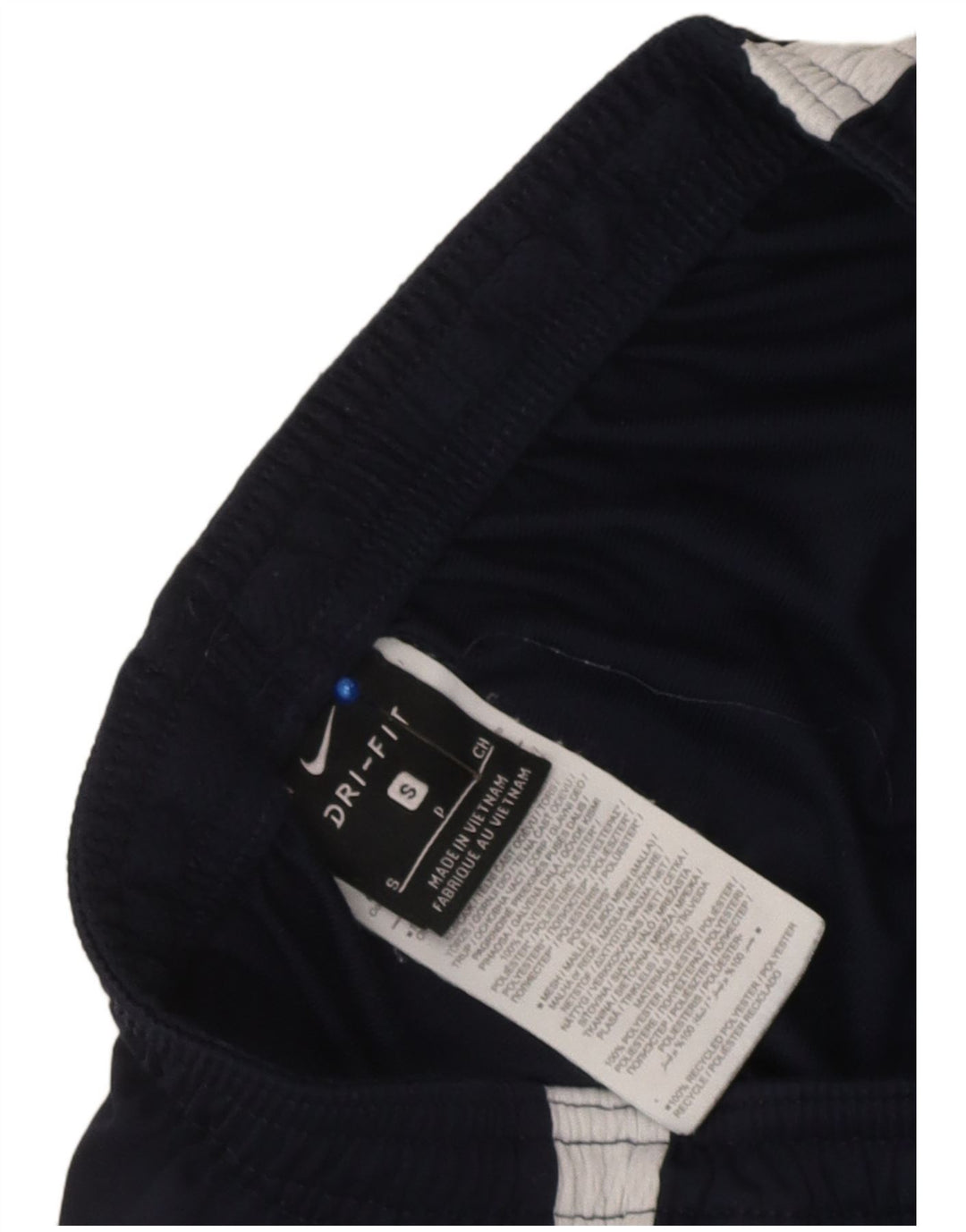 Ανδρικό παντελόνι αθλητικής φόρμας Nike Dri Fit Μικρό μπλε Navy Colorblock Πολυεστέρας