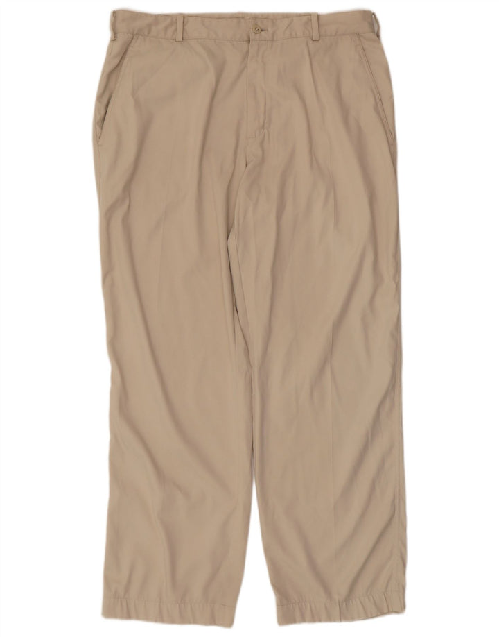 Ανδρικό ίσιο παντελόνι Chino NIKE W34 L30 Beige Polyester
