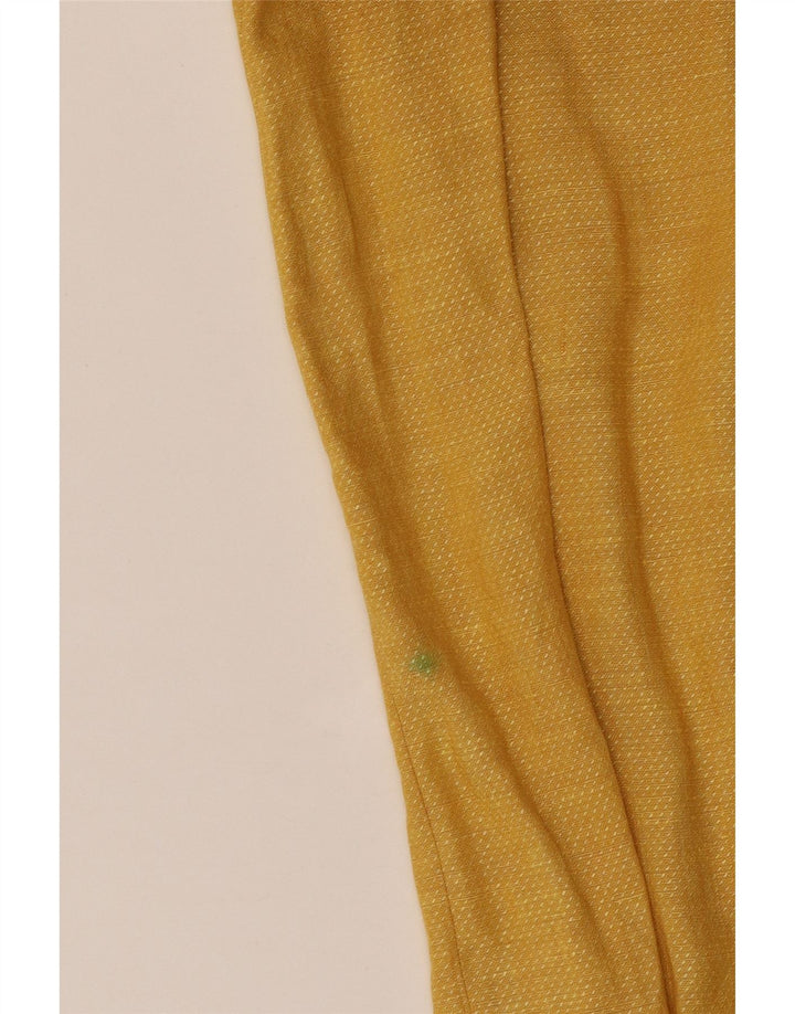 VINTAGE Womens A-Line Skirt W31 Medium Yellow