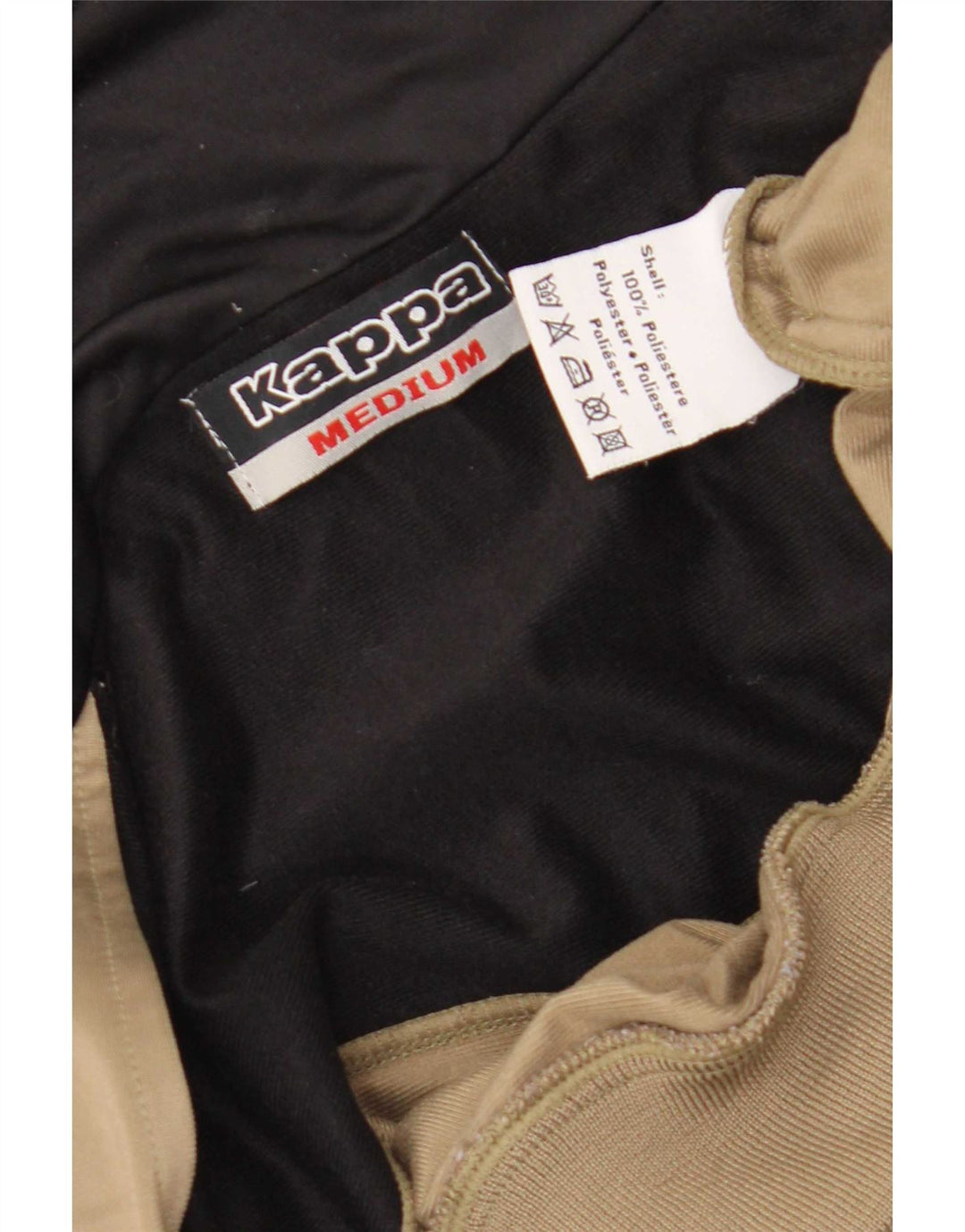 Ανδρική φόρμα Kappa Top Jacket Μεσαίου καφέ χρώματος πολυεστέρας