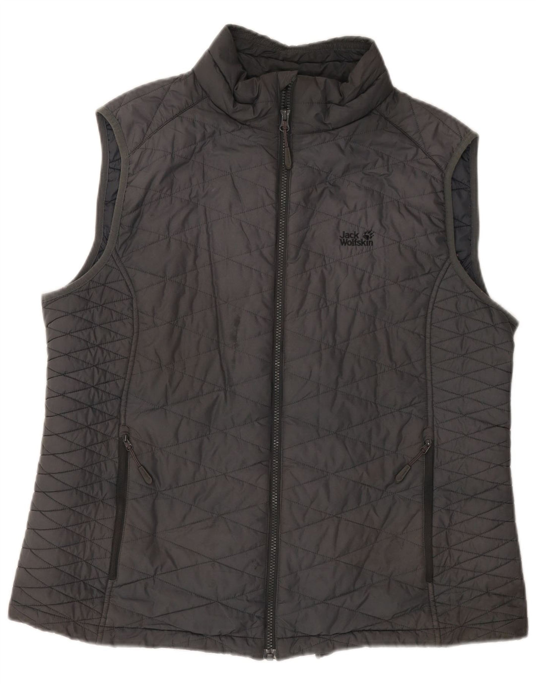 JACK WOLFSKIN Γυναικείο Gilet με επένδυση UK 20 2XL Γκρι πολυεστέρας