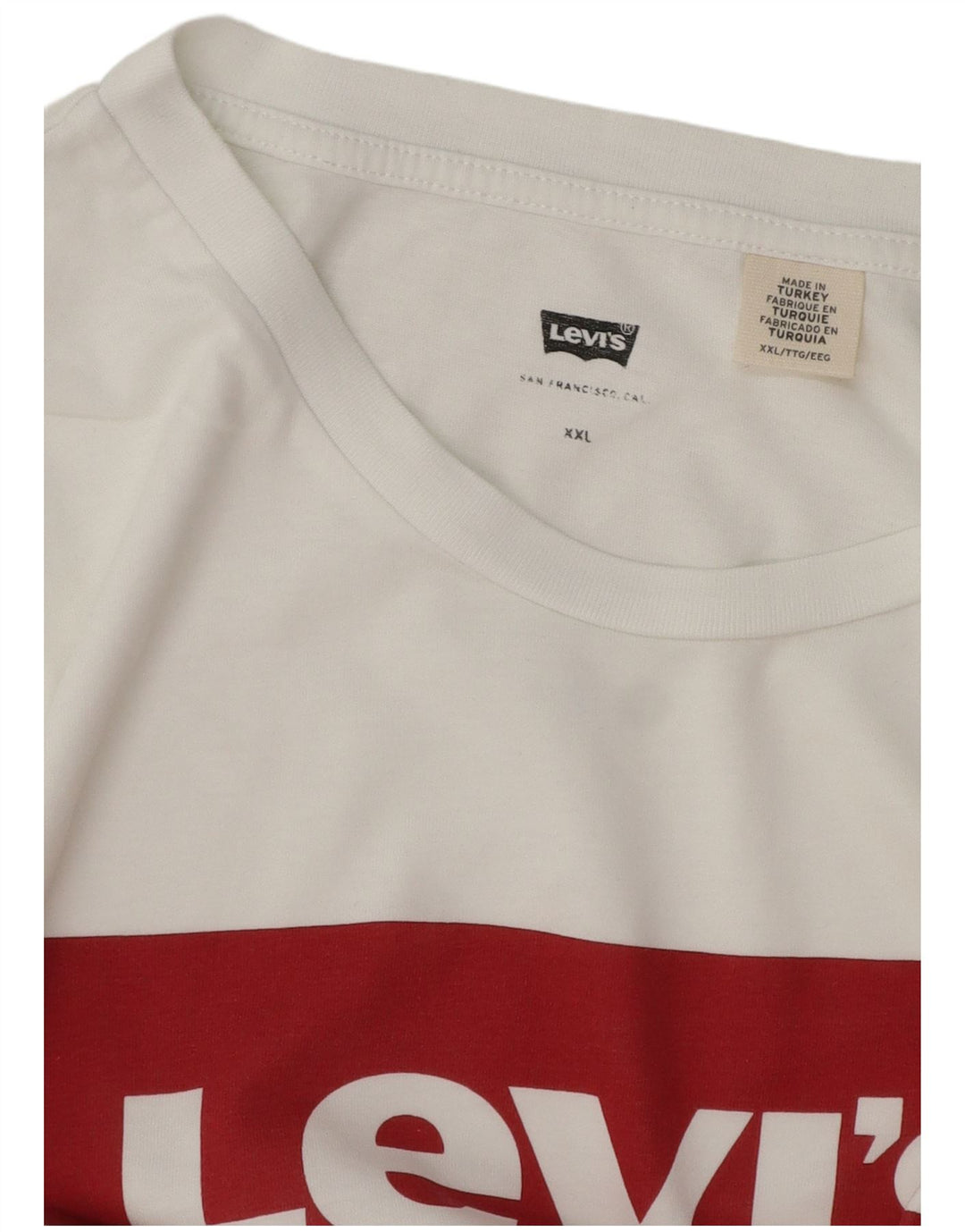 Ανδρικό γραφικό T-Shirt Levi's Top 2XL Λευκό