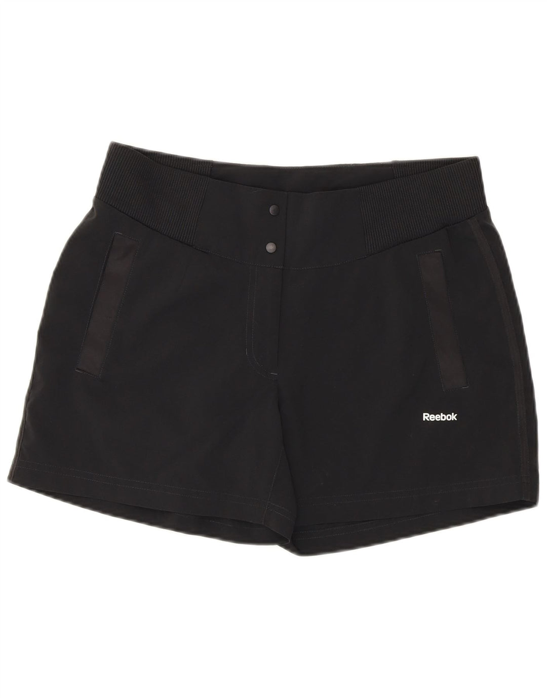 Γυναικείο σορτς Reebok UK 12 Medium W30 μαύρο πολυεστέρα
