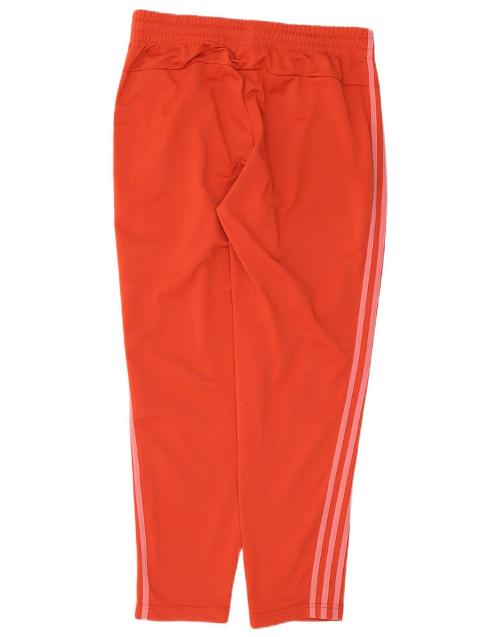 Adidas Γυναικεία φόρμα παντελόνι UK 16/18 Μεγάλο κόκκινο πολυεστέρα
