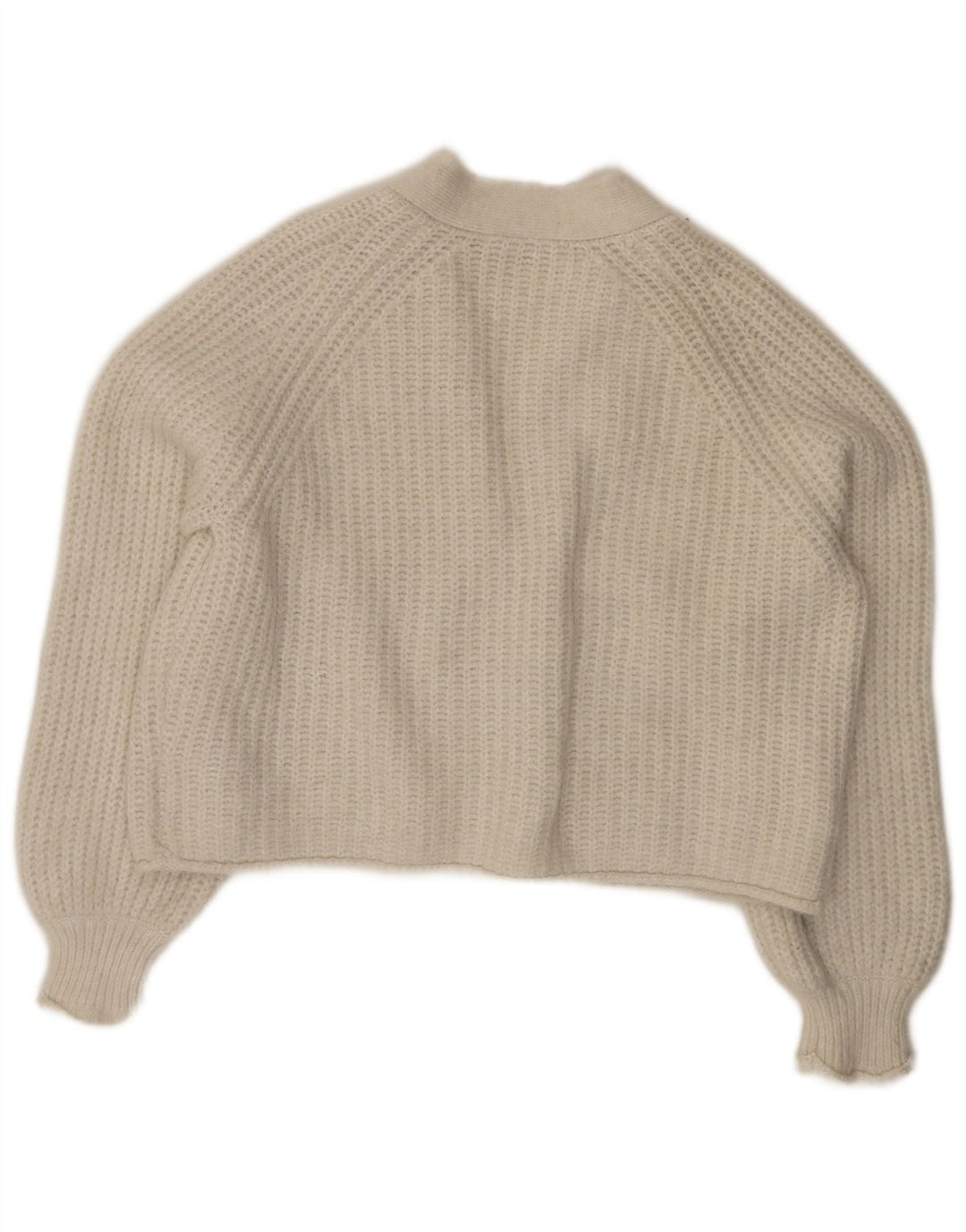 Ζακέτα Zara Crop Oversized UK 10 Small White